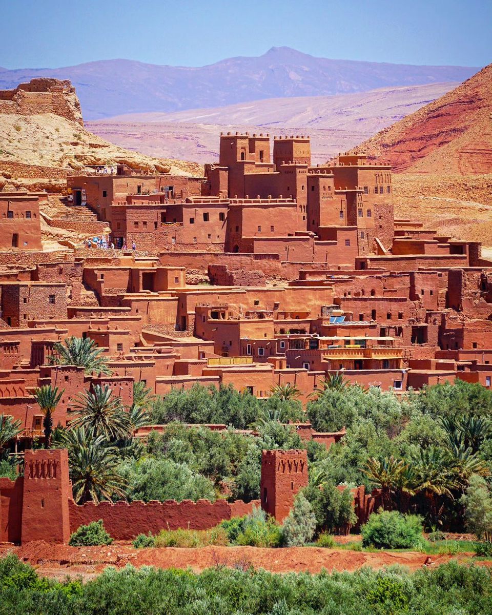 Ait Ben Haddou kasbah near Ouarzazate on the road to the Sahara