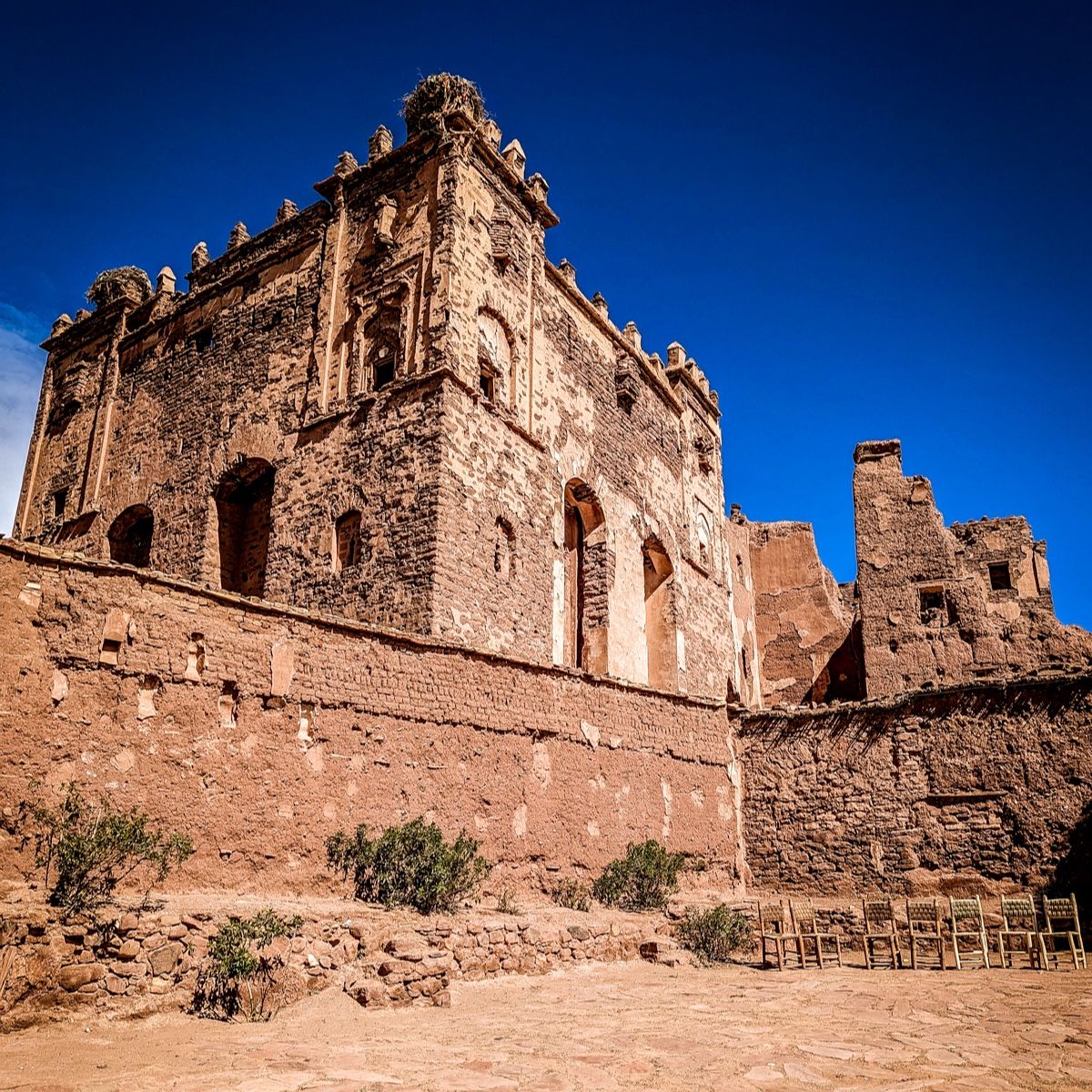 Telouet Kasbah in the High Atlas on the Marrakech to Ouarzazate road